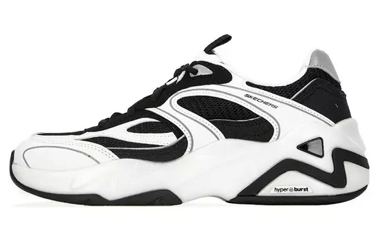 D"LITES HYPER BURST Кроссовки женские с низким верхом, белые/черные Skechers