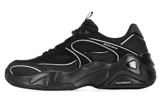 D"LITES HYPER BURST Кроссовки женские с низким верхом, черные Skechers