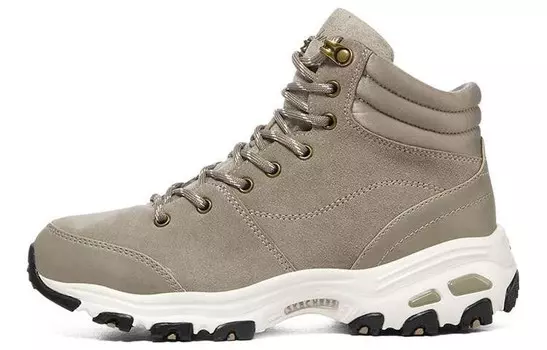 D"LITES Series Outdoor Performance Shoes Women's High-Top Taupe Skechers