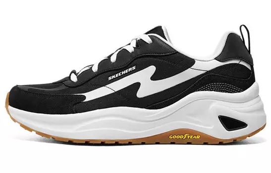 D"LITES WAVE Кроссовки для мужчин с низким верхом, черного/белого цвета Skechers