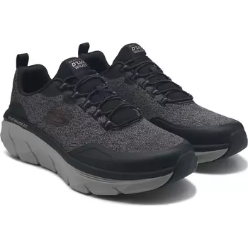 D'Lux walker 2.0 широкие кроссовки Skechers, black/charcoal