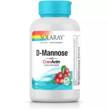 D-манноза с кранактином, Solaray