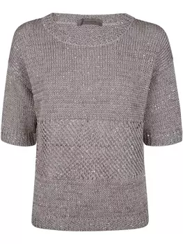 D.Внешний льняной свитер D.Exterior, серый