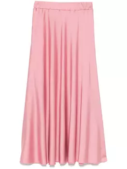 D.Внешняя атласная юбка миди D.Exterior, розовый