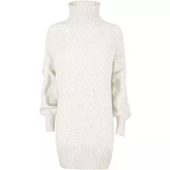 Да Zee Акриловое женское платье Yes Zee, белый