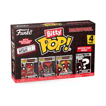 Дэдпул - Набор из 4 фигурок Funko Bitty Pop, серия 3