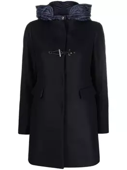 Дафлкот с капюшоном Fay, синий