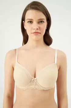 Dagi, Бюстгальтер с сеткой Eros, бежевый