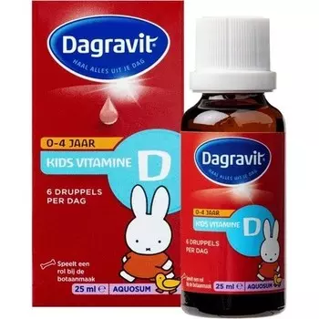 Dagravit Детский витамин D Aquosum - Miffy - Витамины - 25 мл