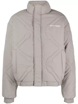 Daily Paper пуховик Runako с воротником-воронкой, серый