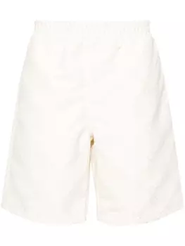 Daily Paper шорты-бермуды Shakir из ткани букле, нейтральный цвет