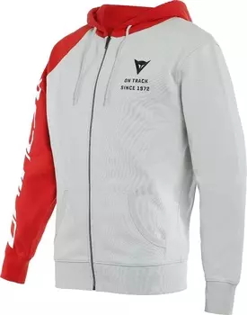 Dainese Paddock Full-Zip Балахон, серый/красный
