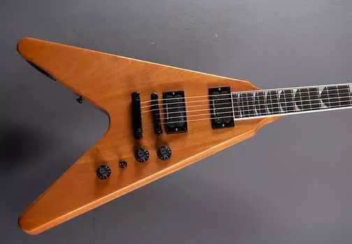 Дэйв Мастейн Flying V EXP - Antique Natural Gibson Dave Mustaine Flying V EXP -