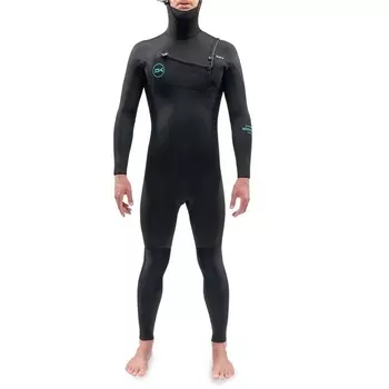 Dakine 4/3 Гидрокостюм Mission Chest Zip с капюшоном, черный