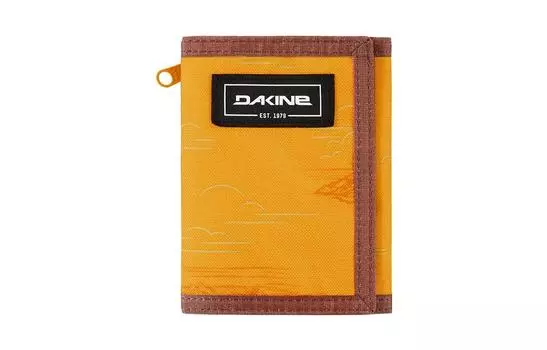 Dakine Холщовый держатель карт, кошелек, стандартный, унисекс, светло-желтый, зеленый, фиолетовый, изображение