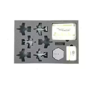 Dakkajet Any Build Пенопластовый лоток (полетные стойки в разобранном виде), Battle Foam - Games Workshop - Aeronautica Imperialis