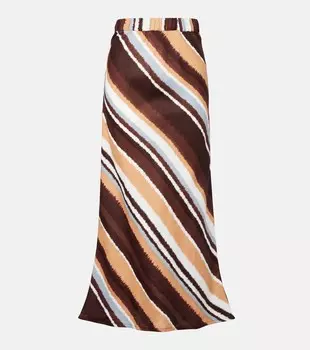 Далиценса полосатая льняная юбка макси Faithfull, aa