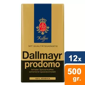 Dallmayr - Кофе Prodomo натуральный мягкий фильтрованный - 12x 500г