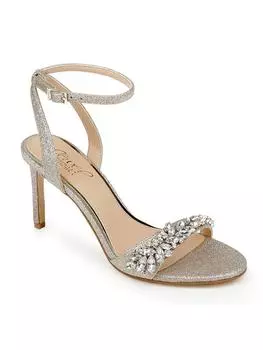 Dallyce Женские туфли-лодочки на каблуках Slingback Jewel Badgley Mischka, золотой