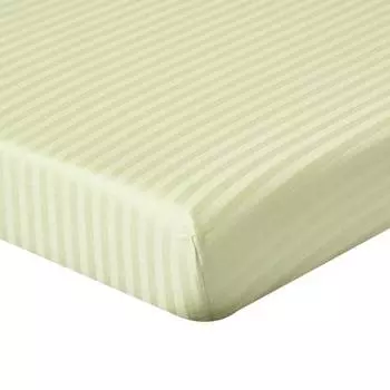 Дамасская простынь плотностью 330 нитей Homescapes, зеленый