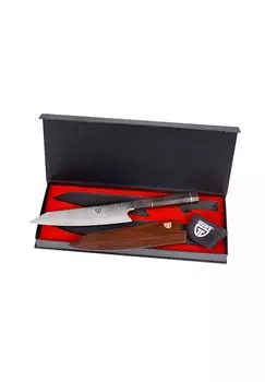 Дамасский поварской нож Grwe, braun