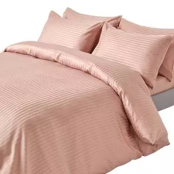 Дамасское постельное белье плотностью 330 нитей. Homescapes, бежевый