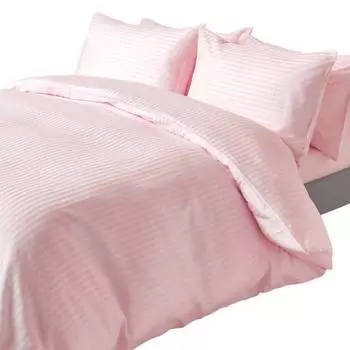 Дамасское постельное белье плотностью 330 нитей. Homescapes, розовый