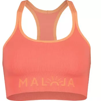 Дамы Симона М Спортивный бюстгальтер Maloja, цвет Cranberry