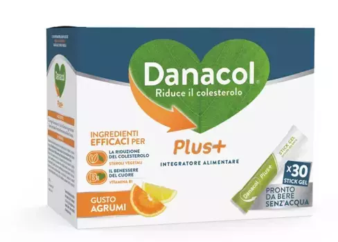 Danacol Plus+ 30 Stickgel Добавка для снижения уровня холестерина Nutricia