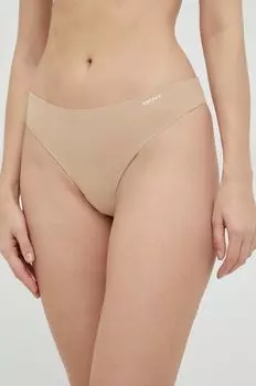 Дэнги стринги DKNY, бежевый