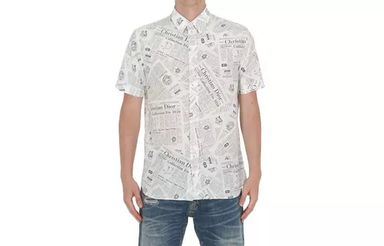 Daniel Arsham Quarterly Новые продукты Рубашка Мужская Белая Dior, белый