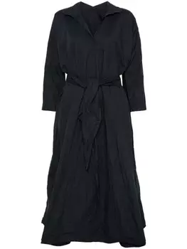 Daniela Gregis платье миди с поясом, синий