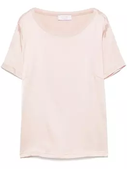 Daniele Fiesoli атласная футболка, розовый