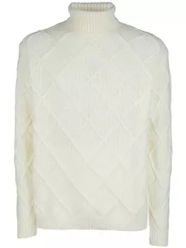 Daniele Fiesoli джемпер с высоким воротником, белый