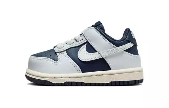 Данк Лоу ТД «Футбольный Серый Полуночный Темно-синий», кроссовки Nike