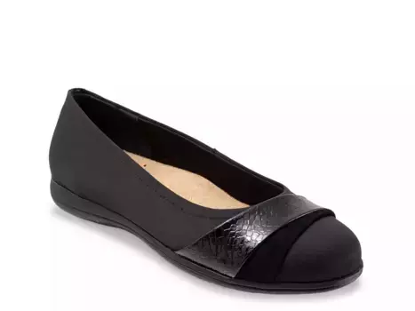 Danni Балетки Trotters, Black Fabric