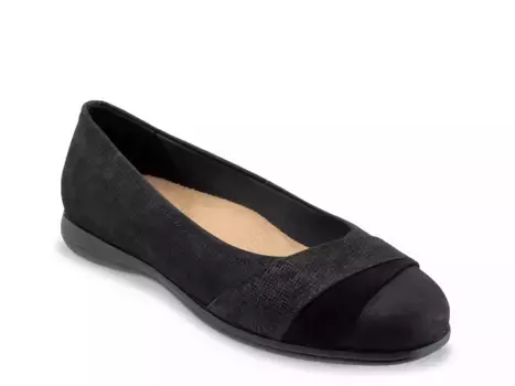 Danni Балетки Trotters, Black Suede