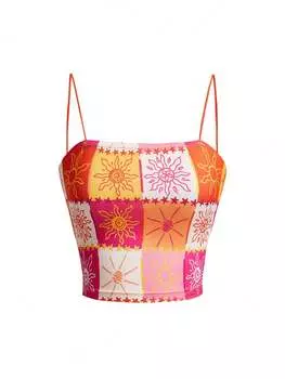 Dany Xavier Holiday Женская летняя повседневная майка с принтом подсолнечника, многоцветный