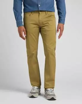 Daren прямые джинсы Ammonite с застежкой-молнией Lee, желтый