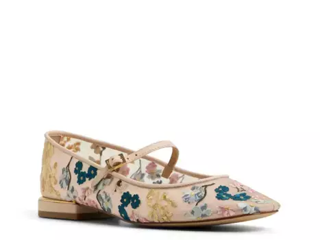 Daria Jane Балетки Ted Baker, Light Pink/Multicolor Floral Print