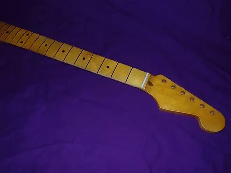 Dark 21 Fret Relic Fat C Shape Stratocaster Allparts fender Лицензионный винтажный кленовый гриф Stratocaster Neck