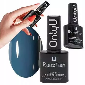 DARK SEA HYBRID NAIL POLISH WITH UV GLOSS OnlyU/L085