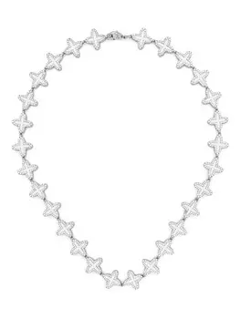 DARKAI колье Clover, серебряный