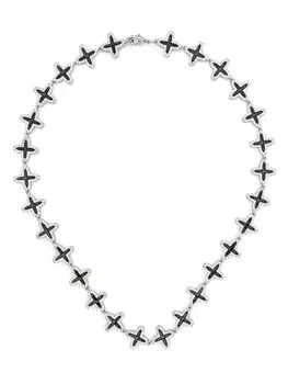 DARKAI колье Clover, серебряный