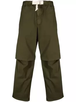 DARKPARK брюки с регулируемым поясом, зеленый