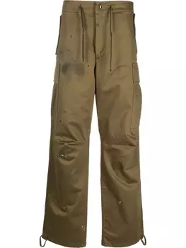DARKPARK широкие брюки карго, зеленый