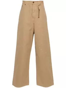 DARKPARK широкие брюки Ray, нейтральный цвет
