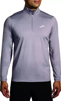 Дэш 1/2 Zip 2.0 Brooks, цвет Heather Frosted Lead