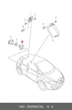 Датчик парковки VAG 3D0 998 275A