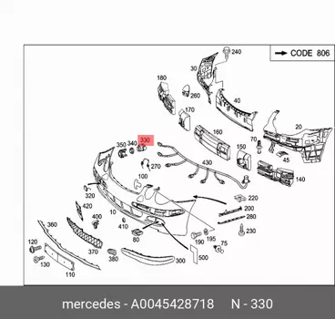 Датчик парктроника MERCEDES-BENZ A004 542 87 18